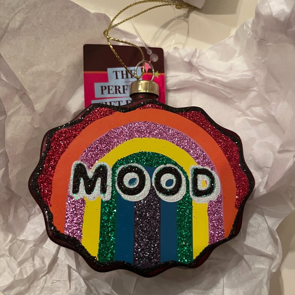 Mood Multicolored ‎ Christmas Ornament 3.5 Inch Holiday Decor
